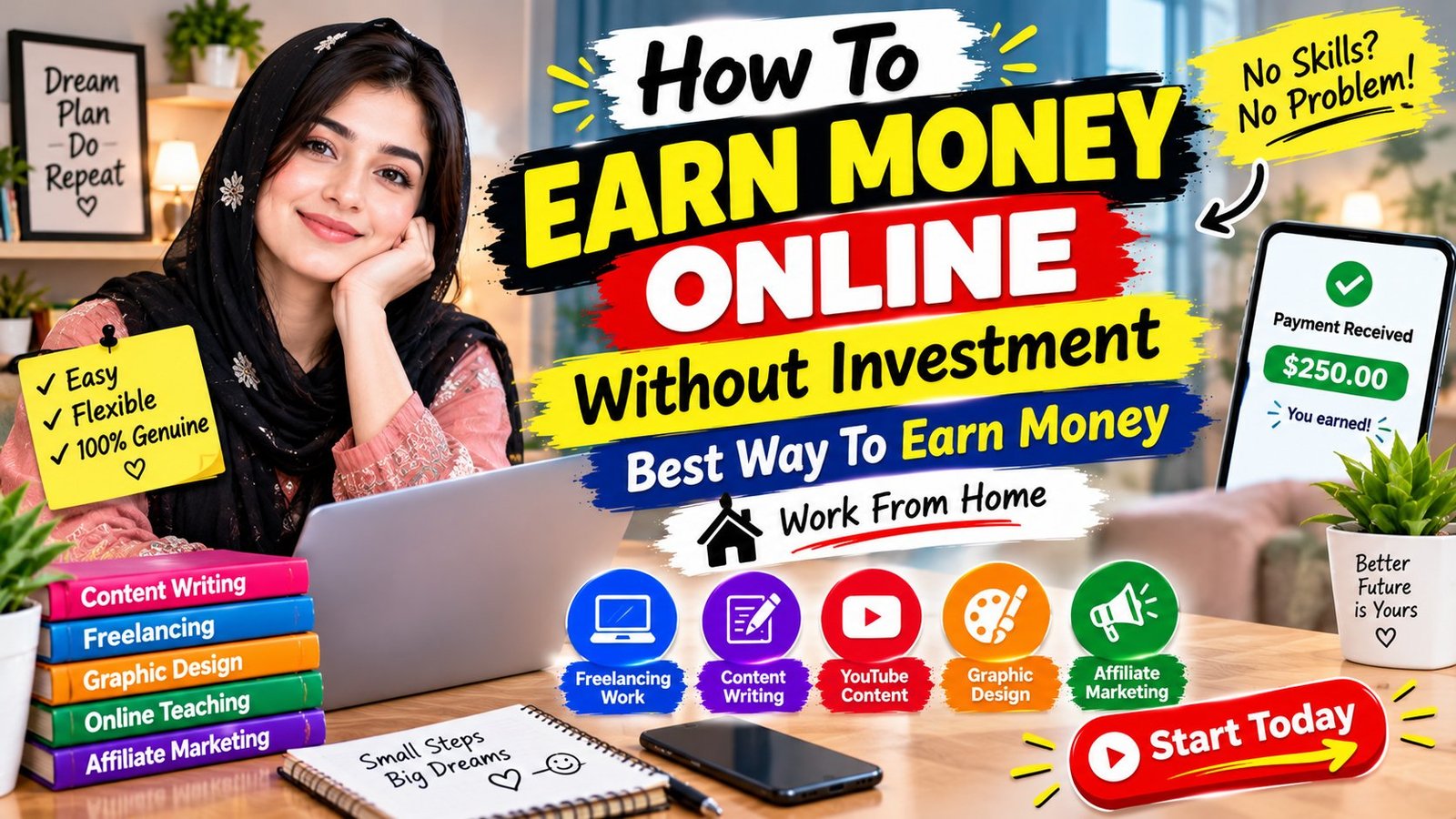 How To Earn Money Online Without Investment Work From Home