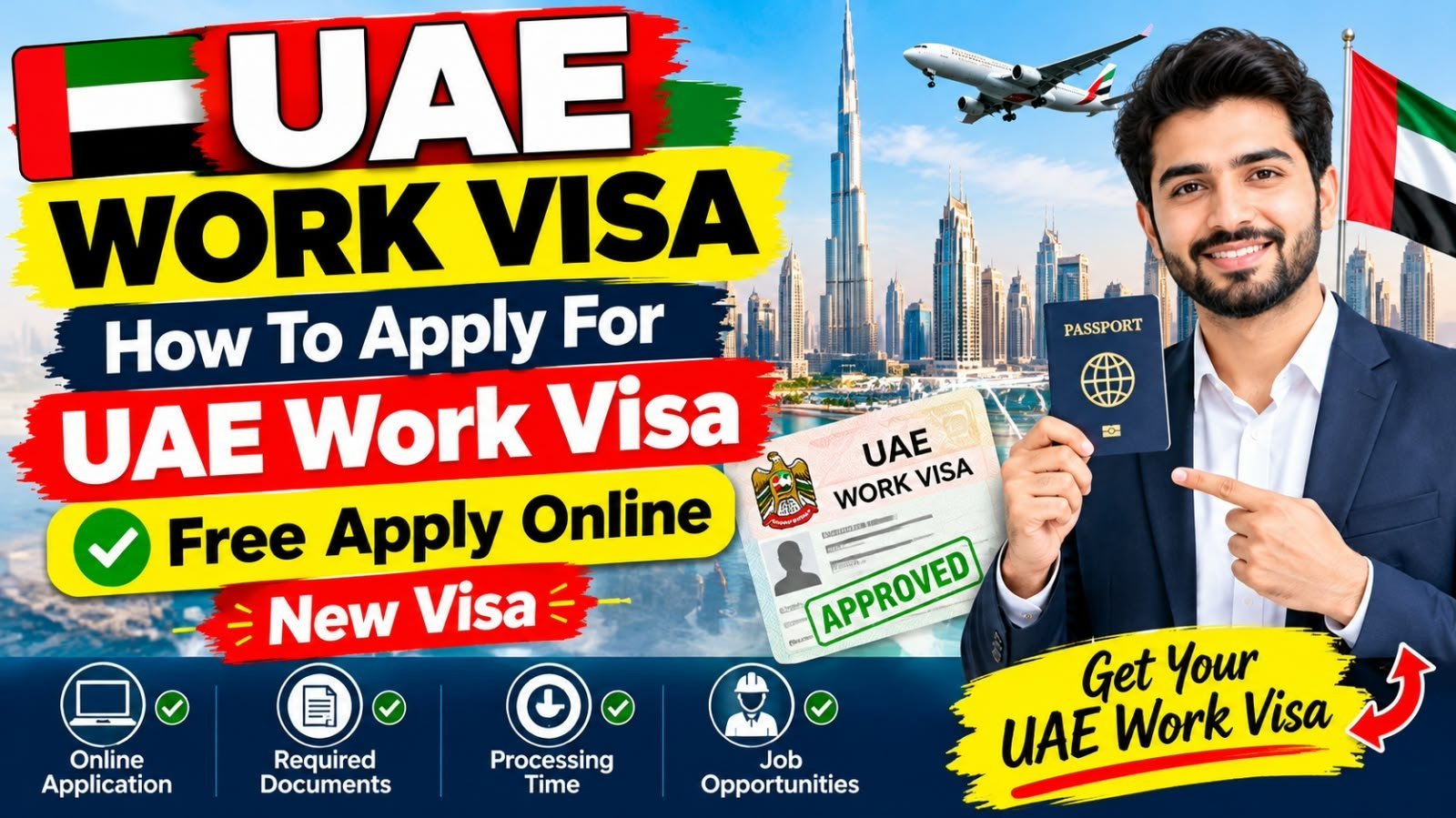 UAE Work Visa How To Apply Free Apply Online New Visa